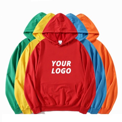 2021 Wholesale Custom Streetwear Print Unisex Plain High Quality Oversized Organic Cotton Men's Hoodies En Sweatshirts Voor